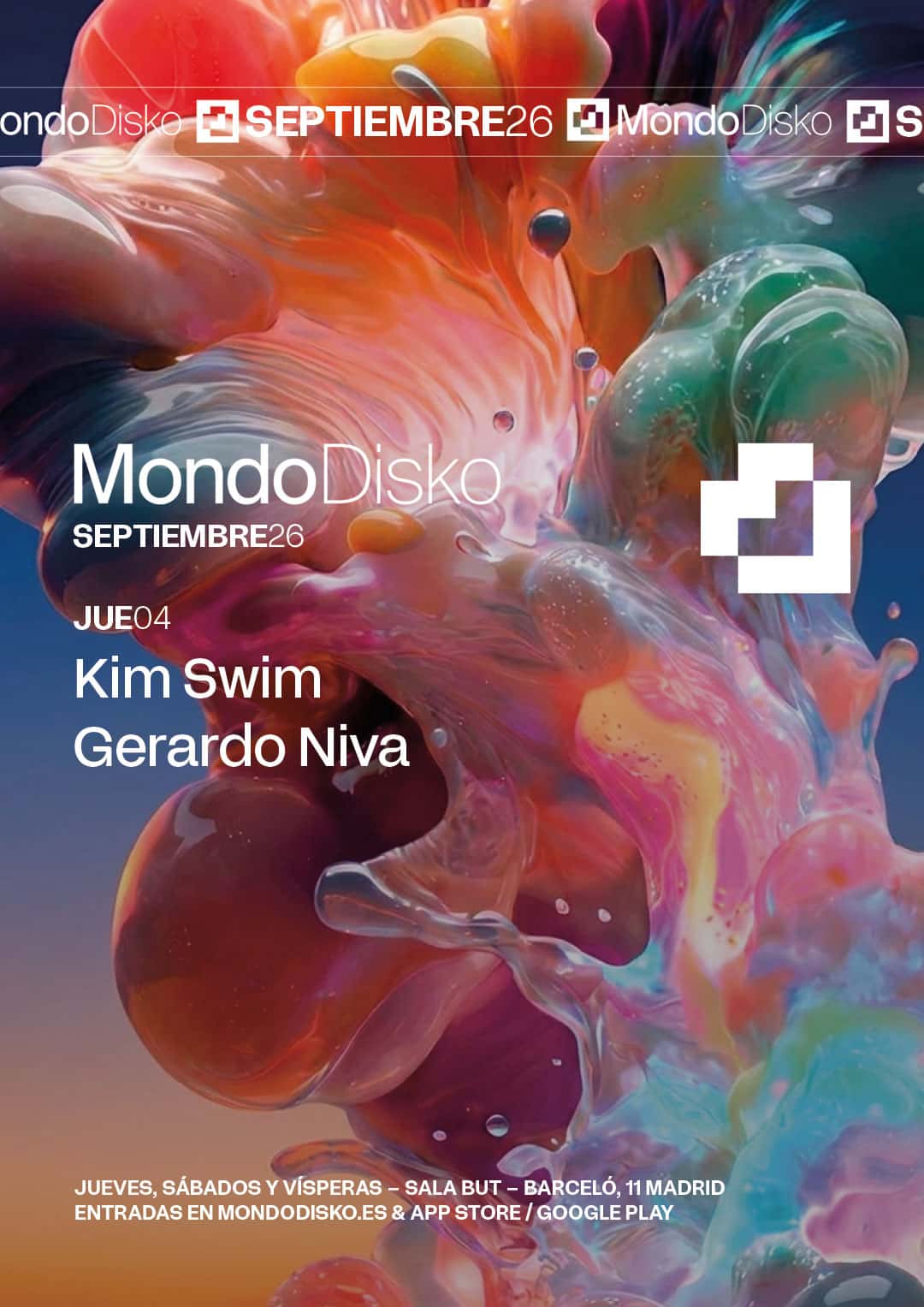 Cartel de KIM SWIM / Gerardo Niva