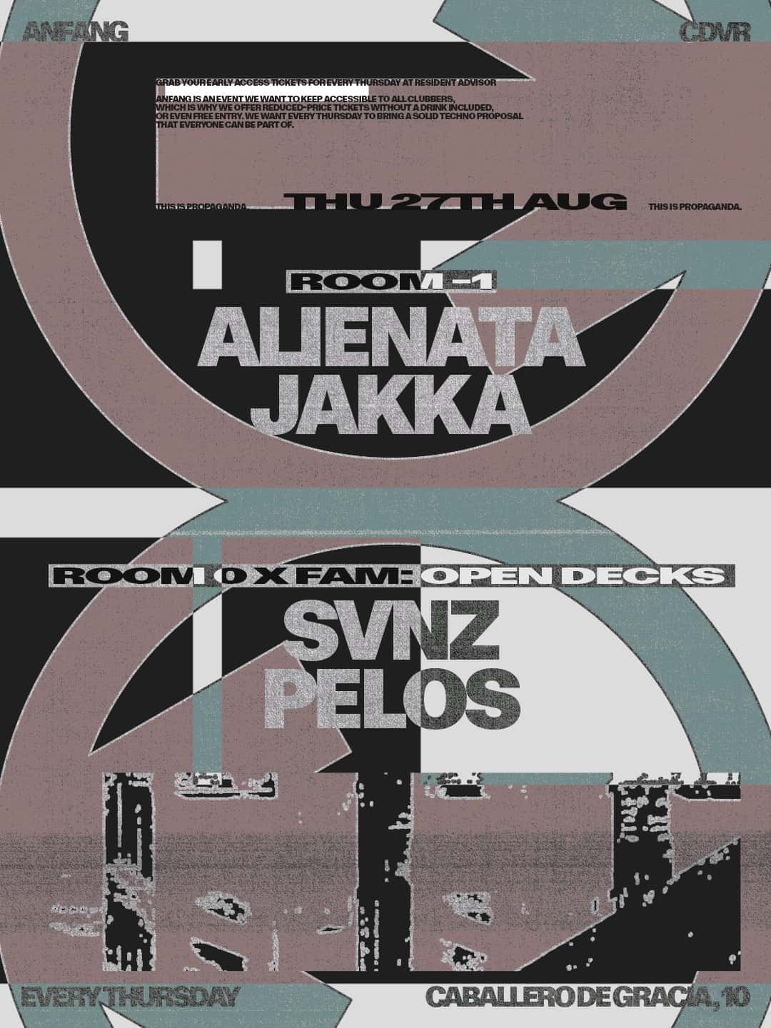 Cartel de Alienata at Anfang