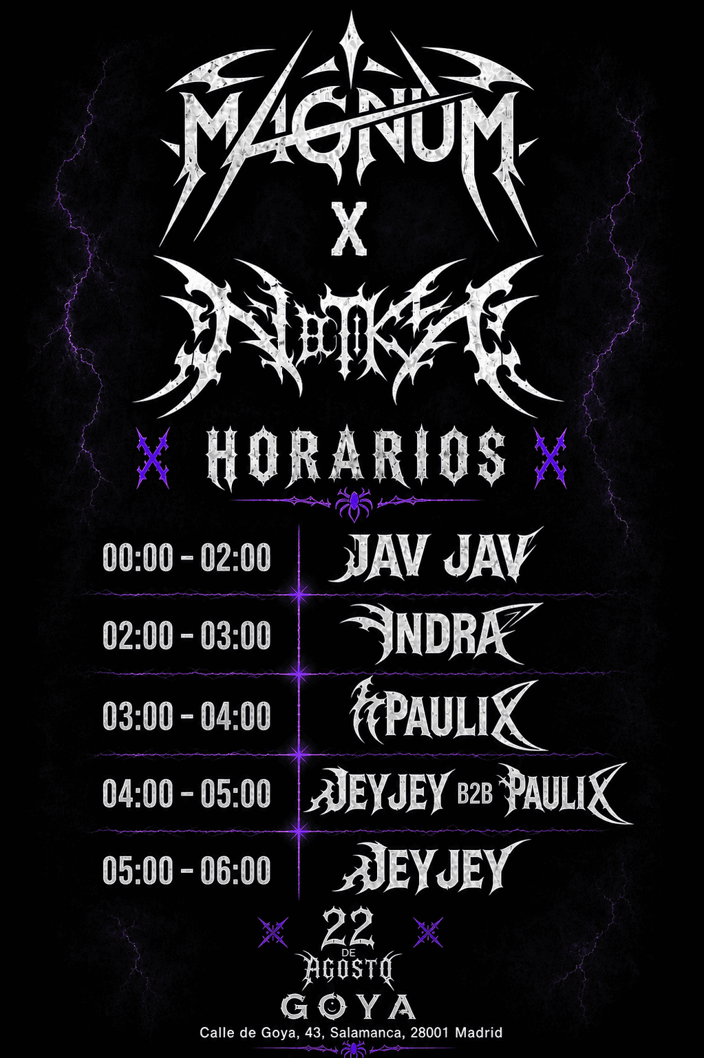 Cartel de MAGNUM X NEOTIKA