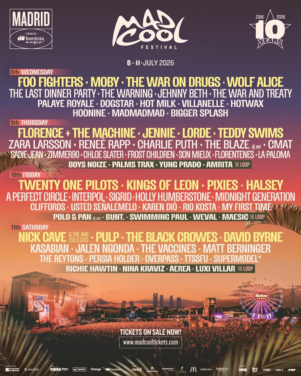 Mad Cool Festival - Miércoles, 8