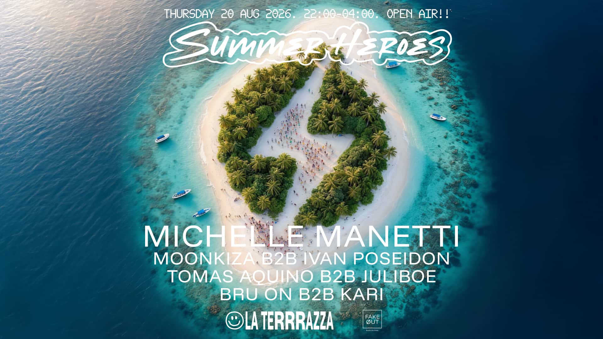 Cartel de SUMMER HEROES: Open Air with Michelle Manetti