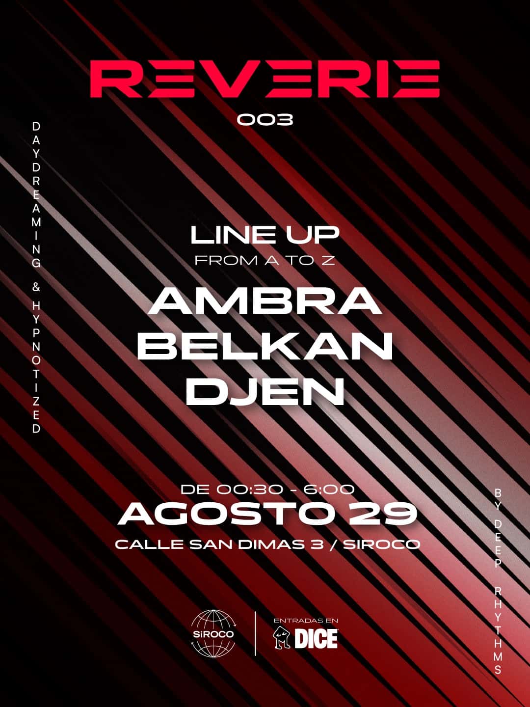 Cartel de REVERIE CLUB