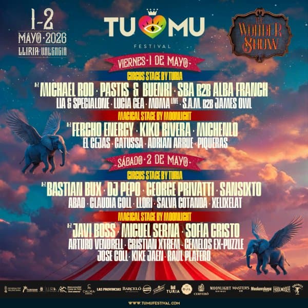 Cartel 2 de TU-MU Festival 2026 - Viernes, 1