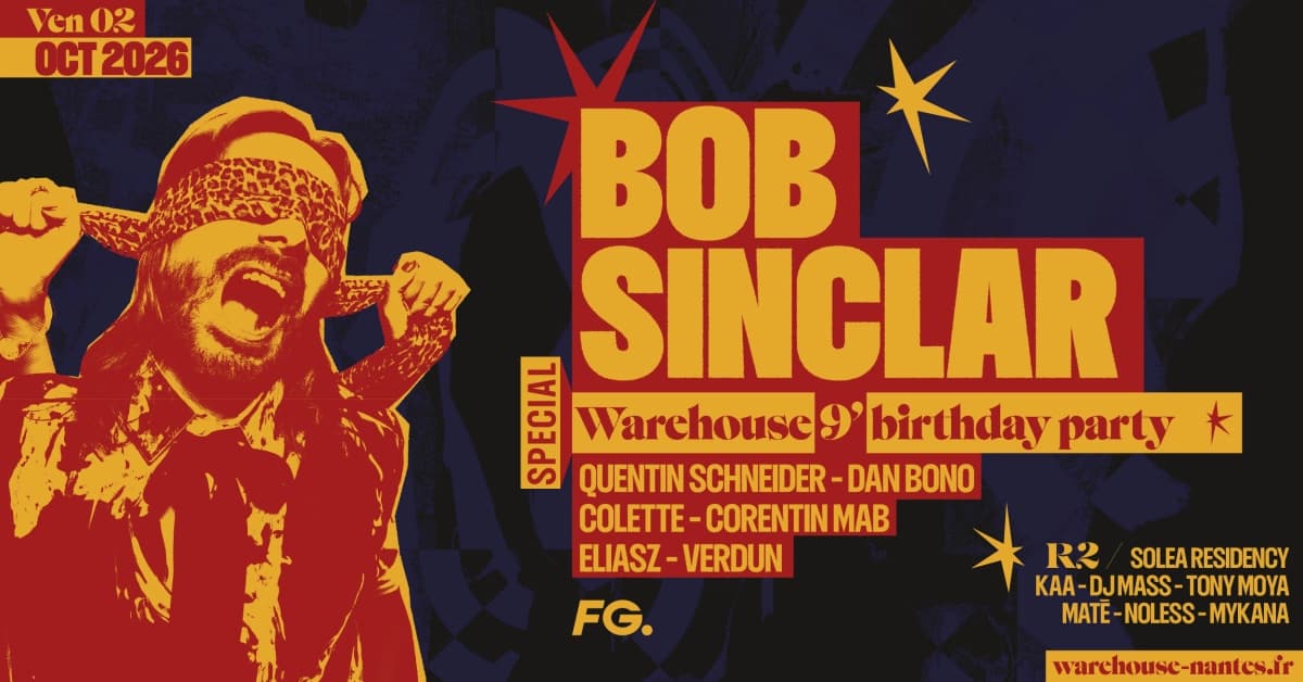 Warehouse 9 ans avec Bob Sinclar
