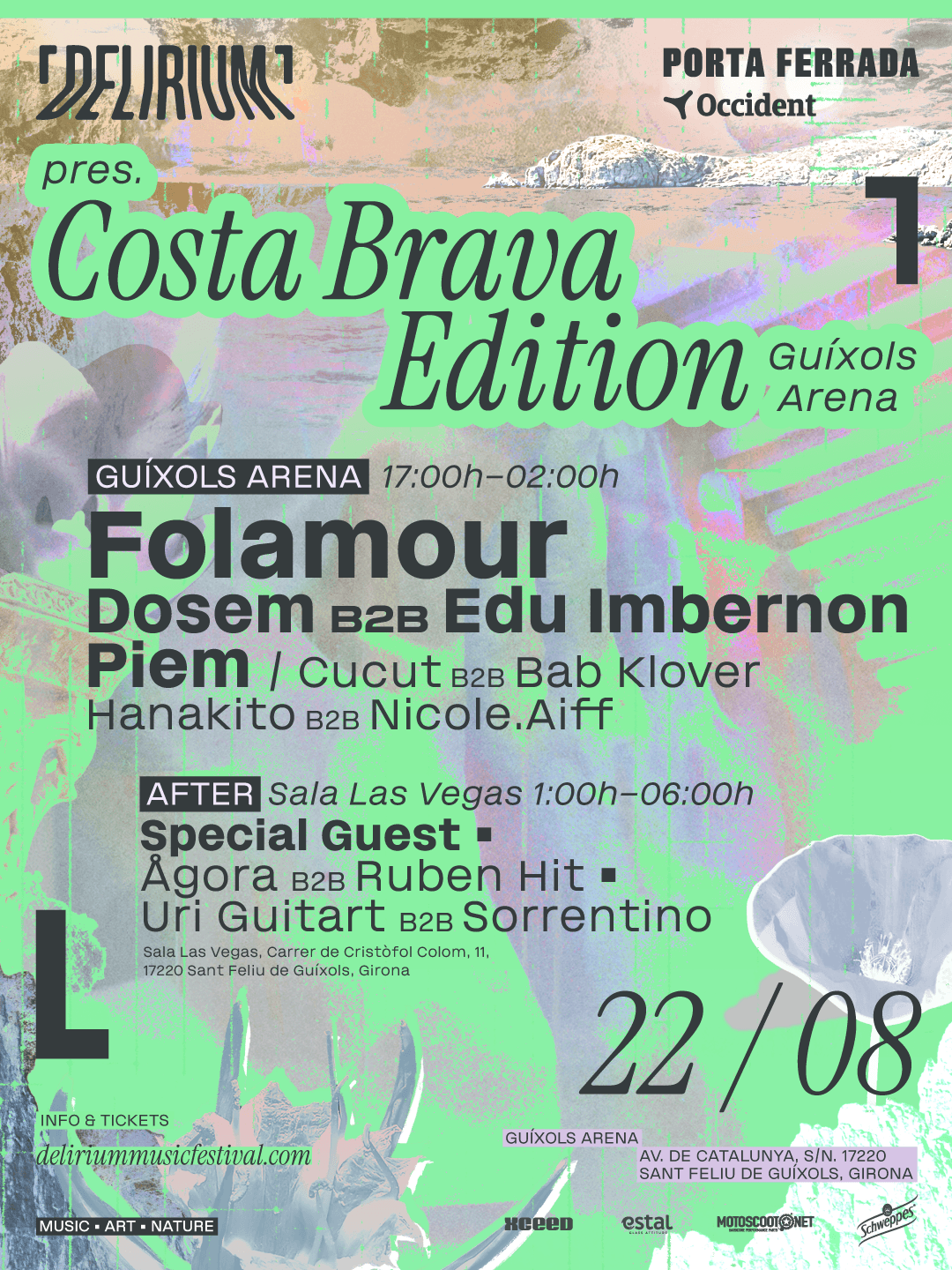 Flyer of Delirium Costa Brava Edition