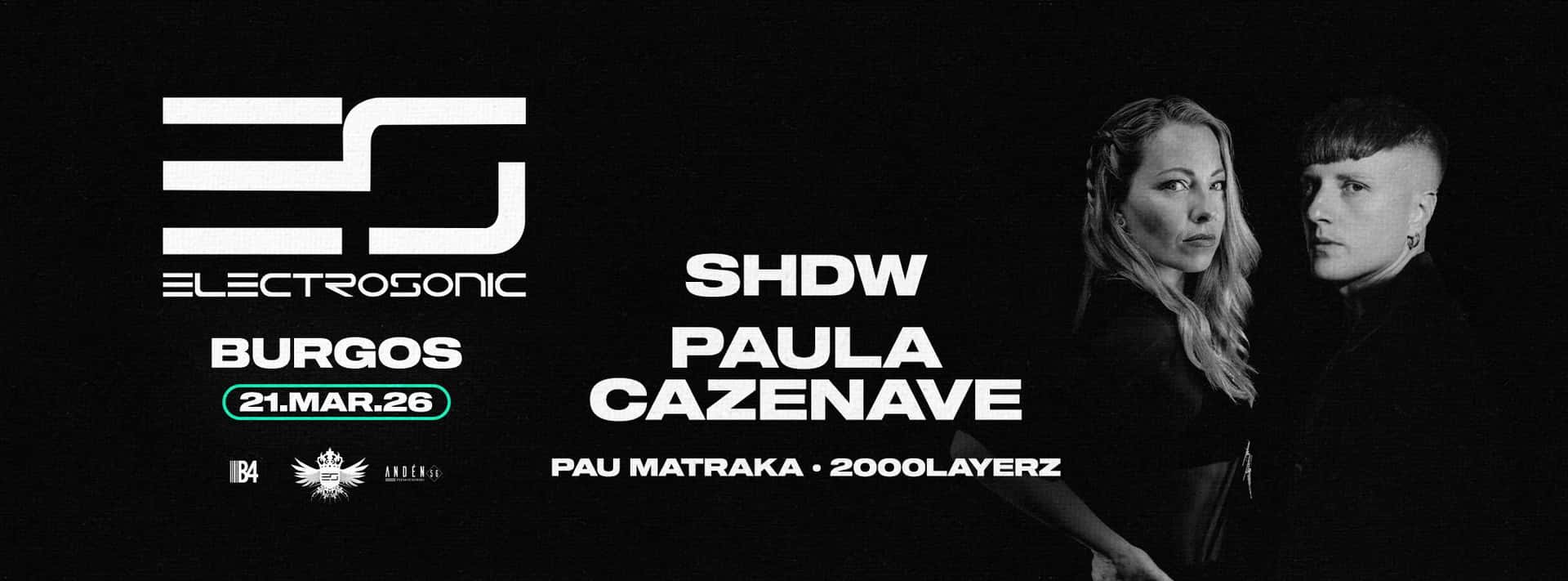 Flyer de Electrosonic Night