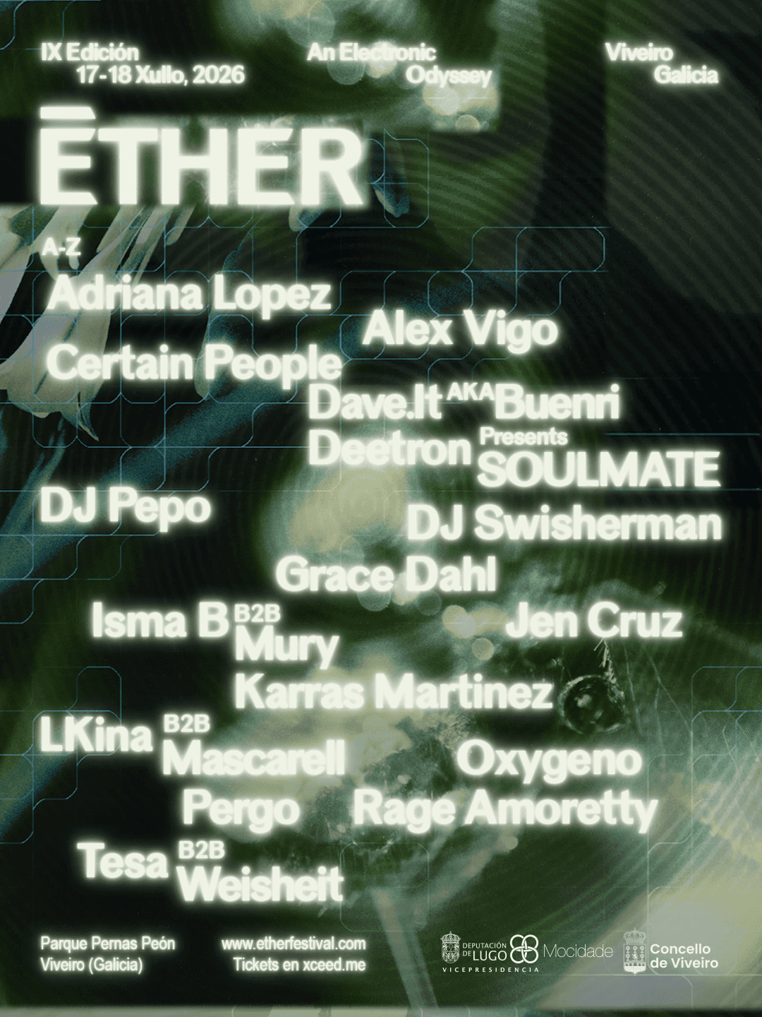 Cartel de Ether Festival 2026 - Viernes 17