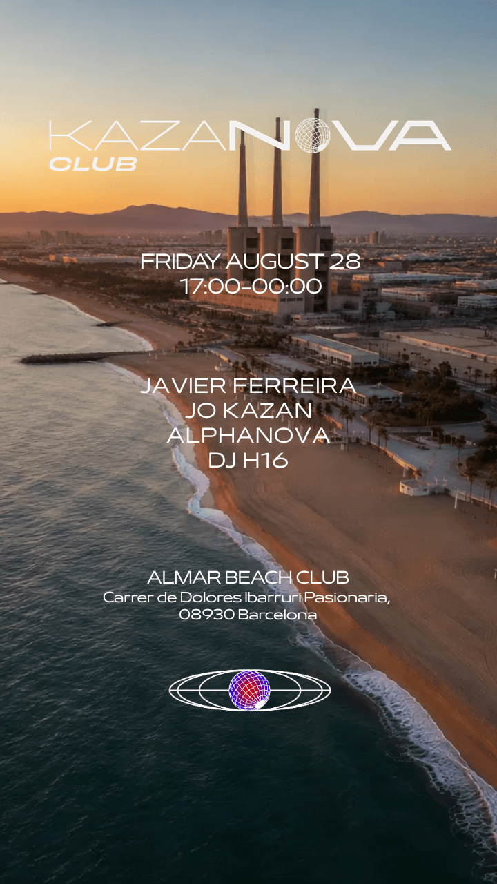 FREE BEACH PARTY by Kazanova Club w/ Javier Ferreira, Jo Kazan