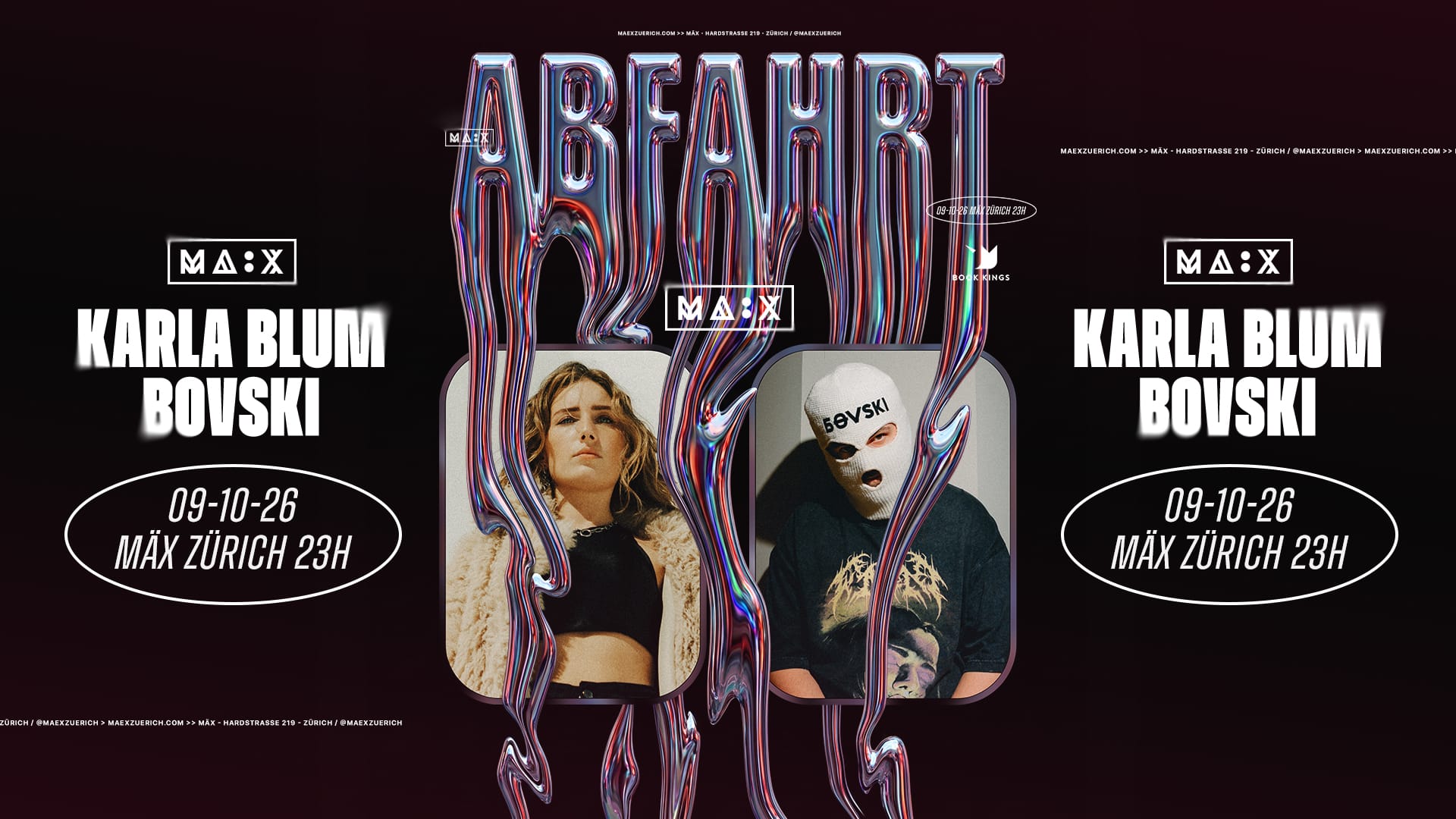 Abfahrt w/ Bovski & Karla Blum