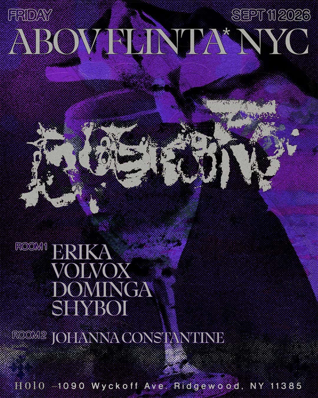 Flyer de ABOV FLINTA* NYC