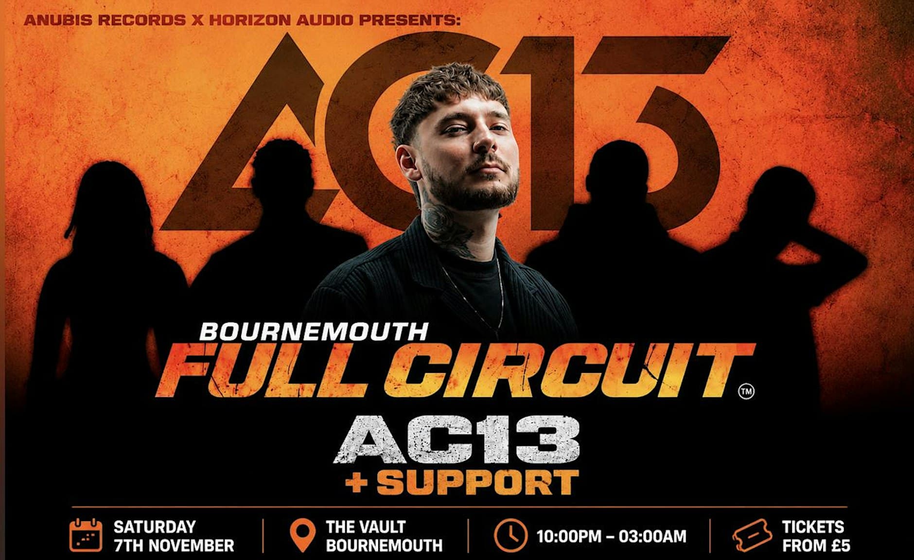 AC13 Presents: FULL CIRCUIT - BOURNEMOUTH