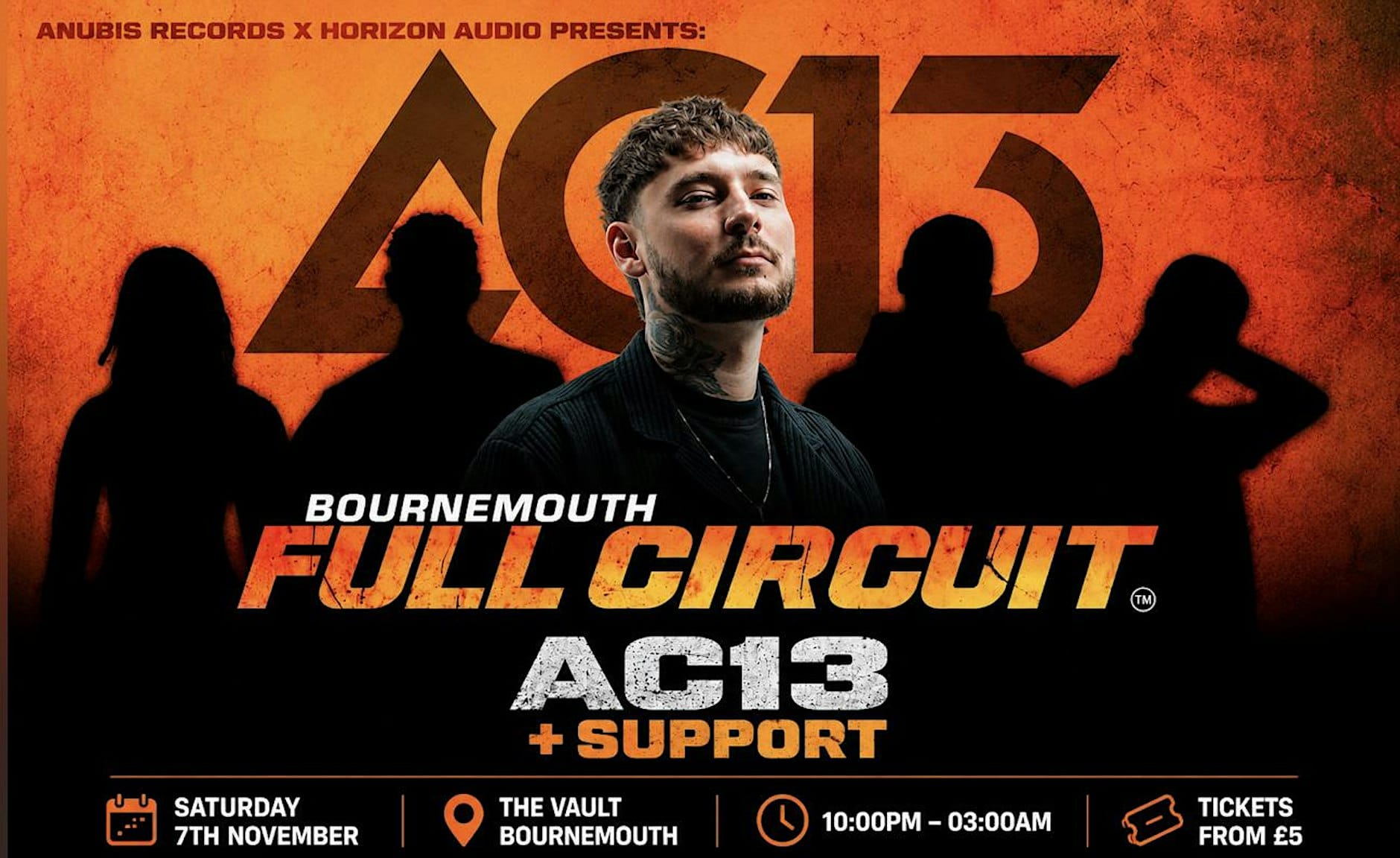 AC13 Presents: FULL CIRCUIT - BOURNEMOUTH