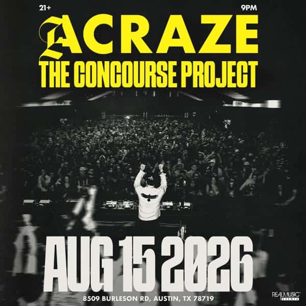 Cartel de ACRAZE at The Concourse Project