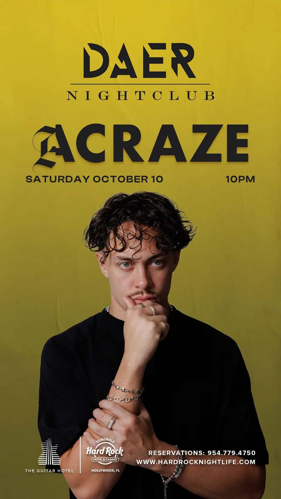 Flyer of Acraze | DAER Nightclub