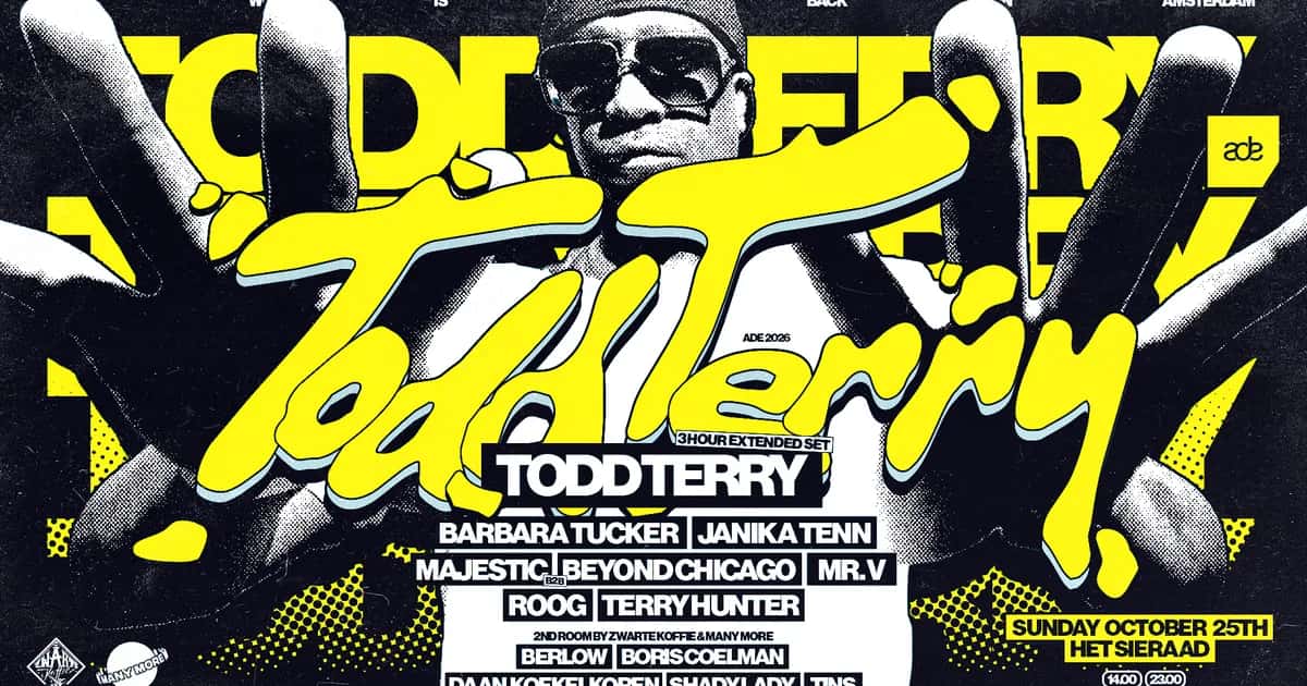 Flyer of ADE | Todd Terry & Friends
