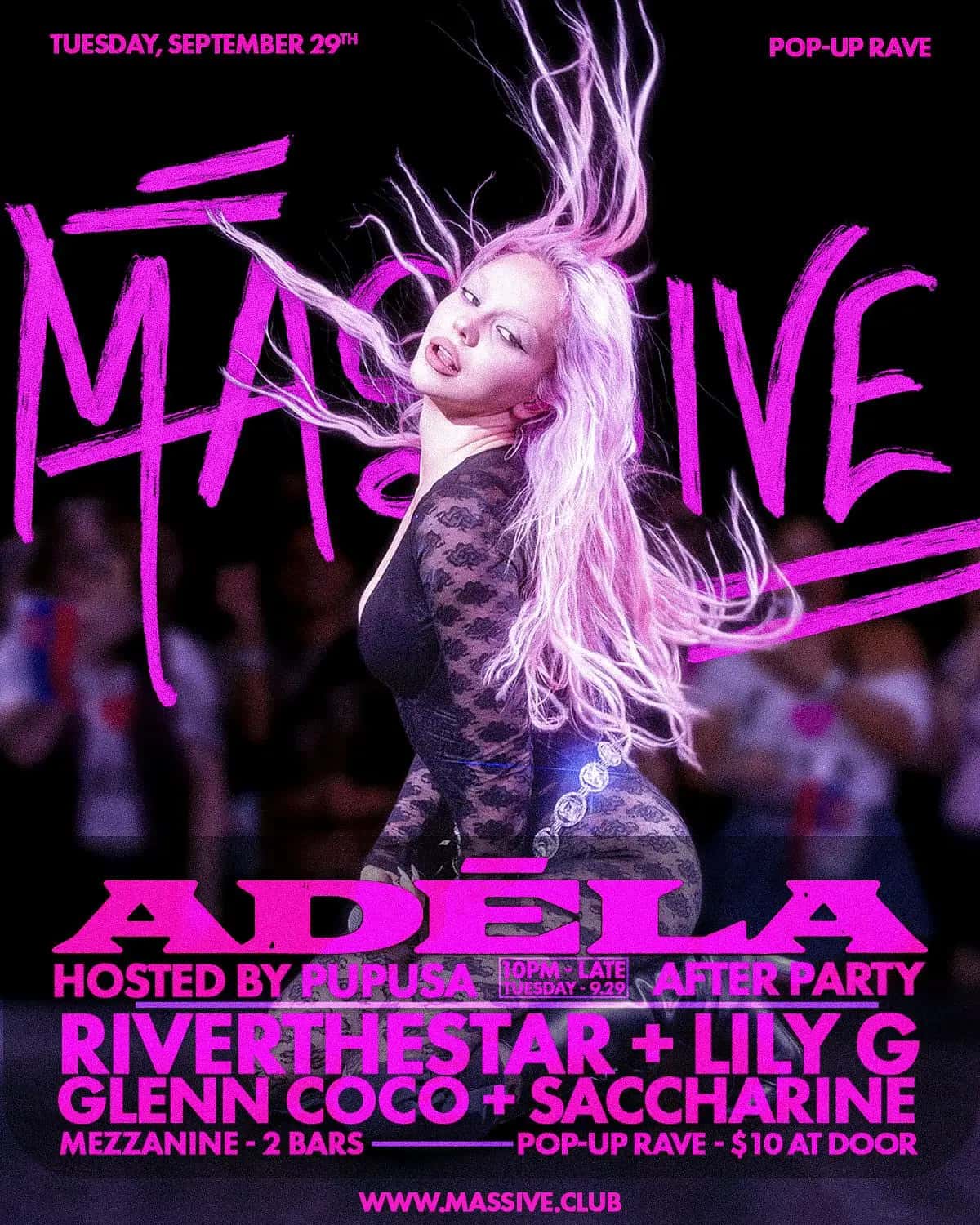 Flyer of Adela After Party