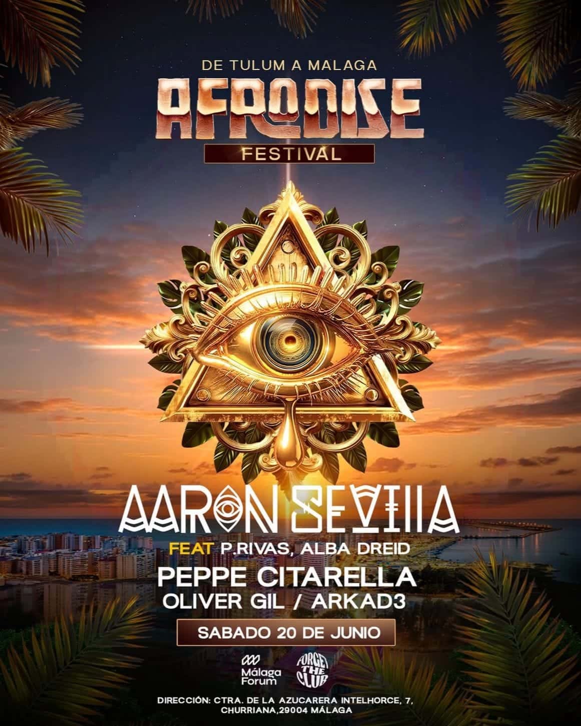 Flyer de Afrodise Festival