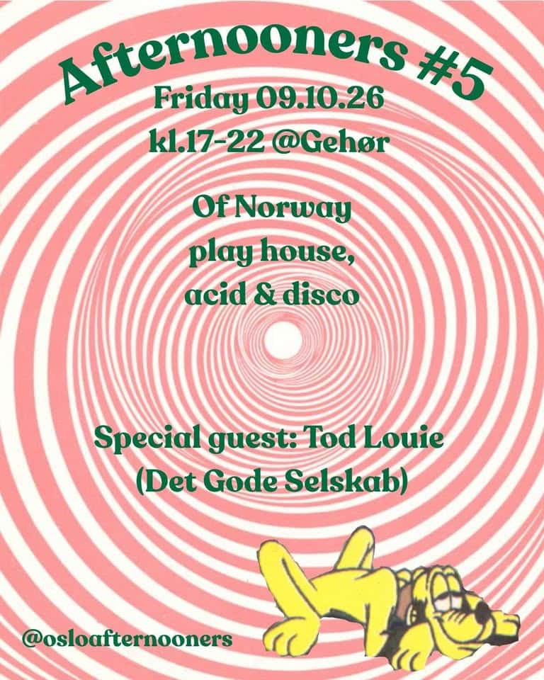 Flyer of Afternooners #5