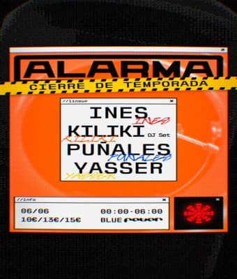 ALARMA klub: Kiliki dj set + Ines + Yasser + Puñales