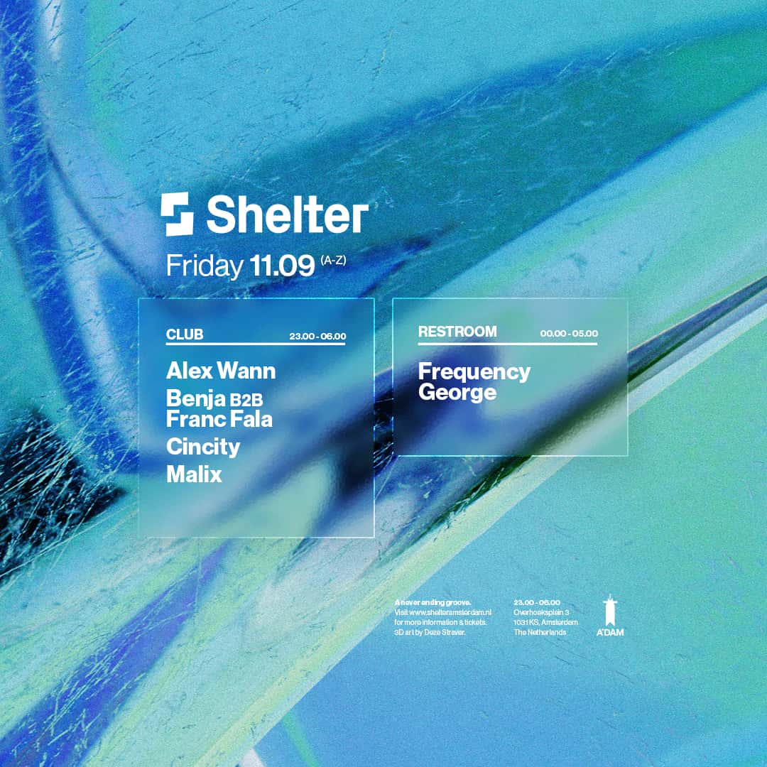 Flyer de Alex Wann, Benja b2b Franc Fala, Cincity & more