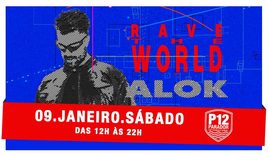 Flyer de Alok: Rave The World