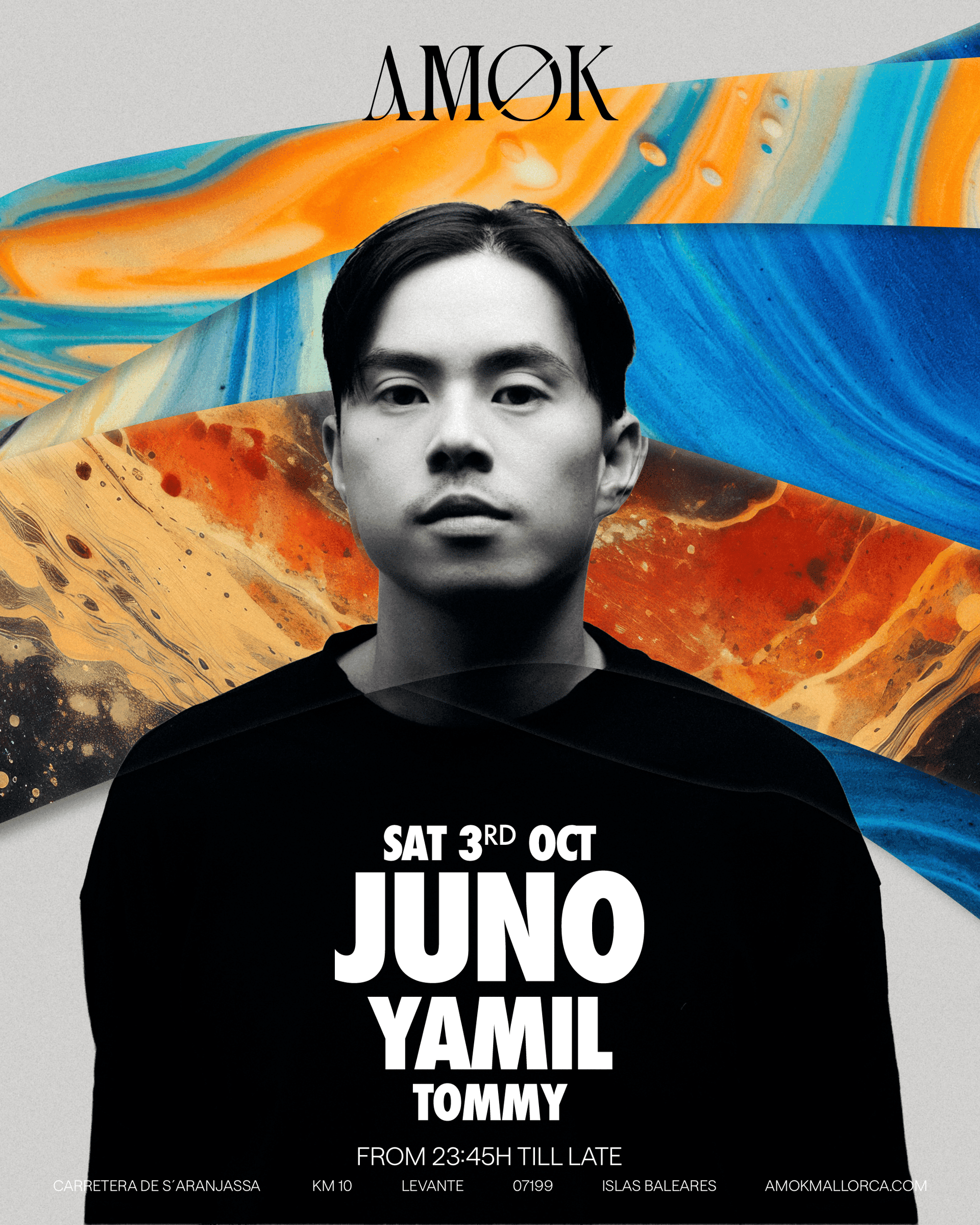Cartel 1 de AMOK presents: JUNO