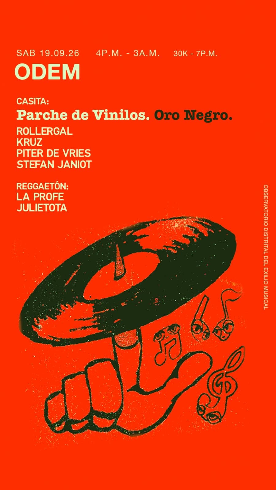 Amor y parche de vinilos en Odem
