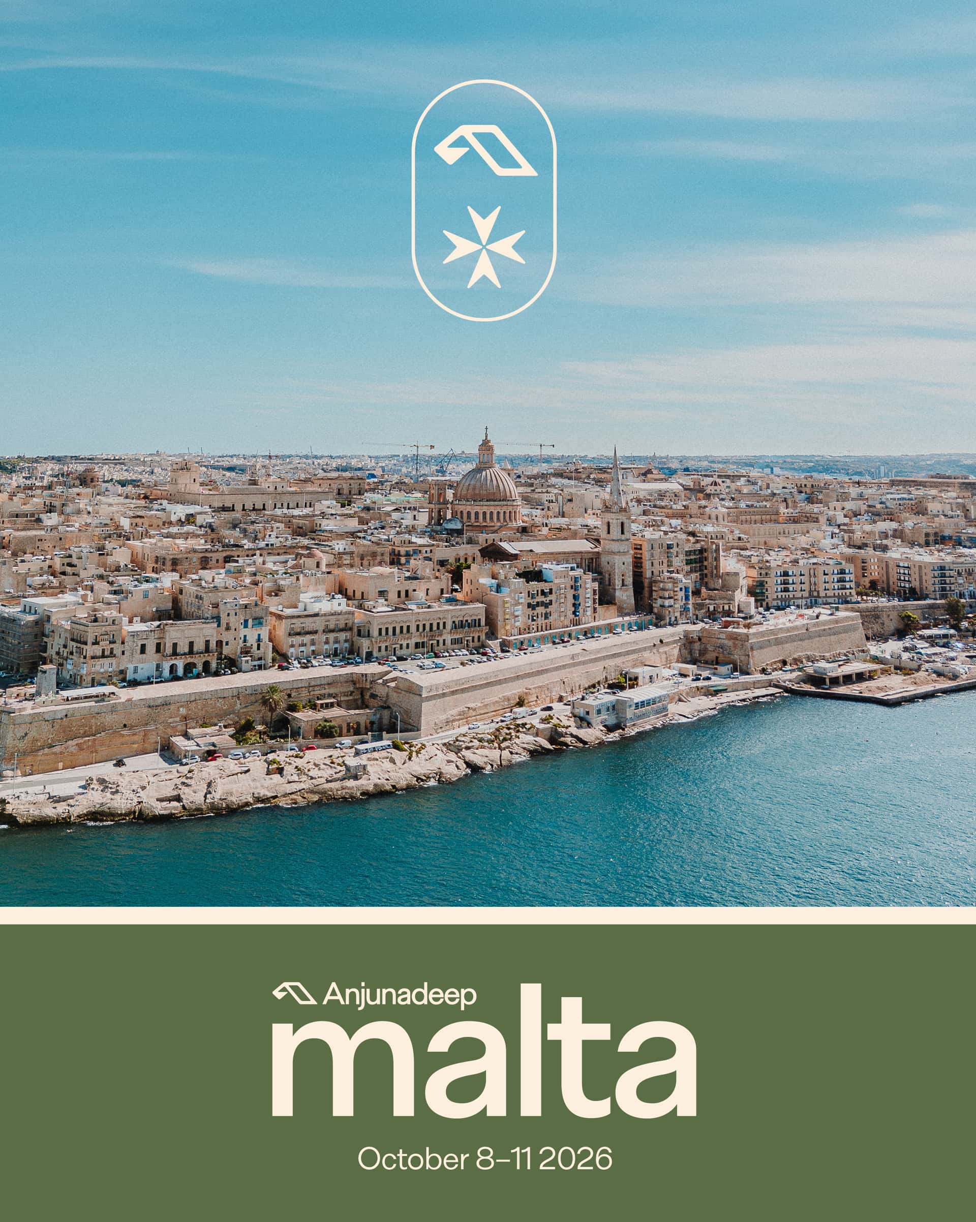 Flyer de Anjunadeep Malta 2026