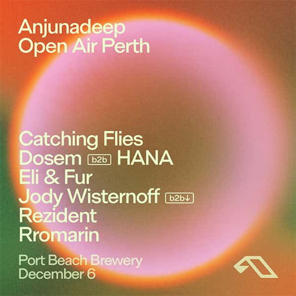 Flyer of Anjunadeep Open Air Perth