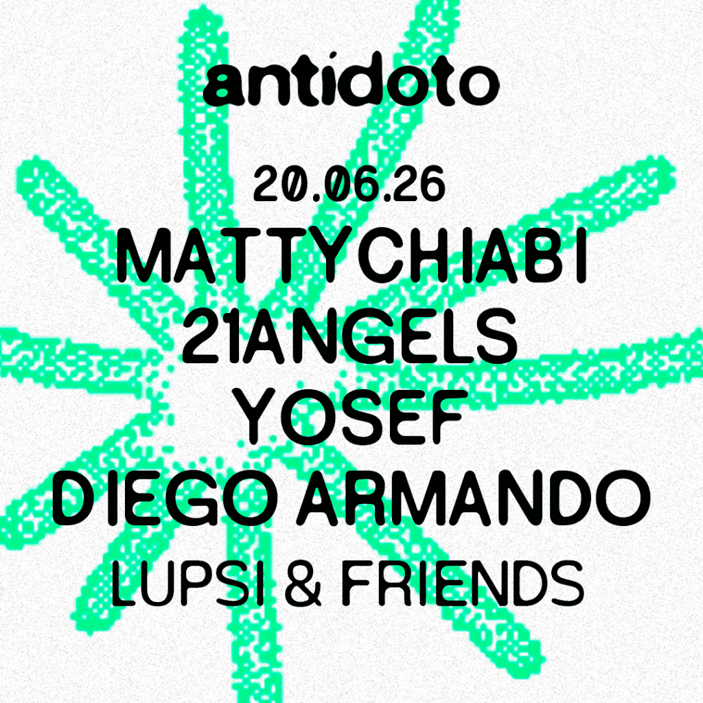 Cartel de Antidoto Club: Matty Chiabi