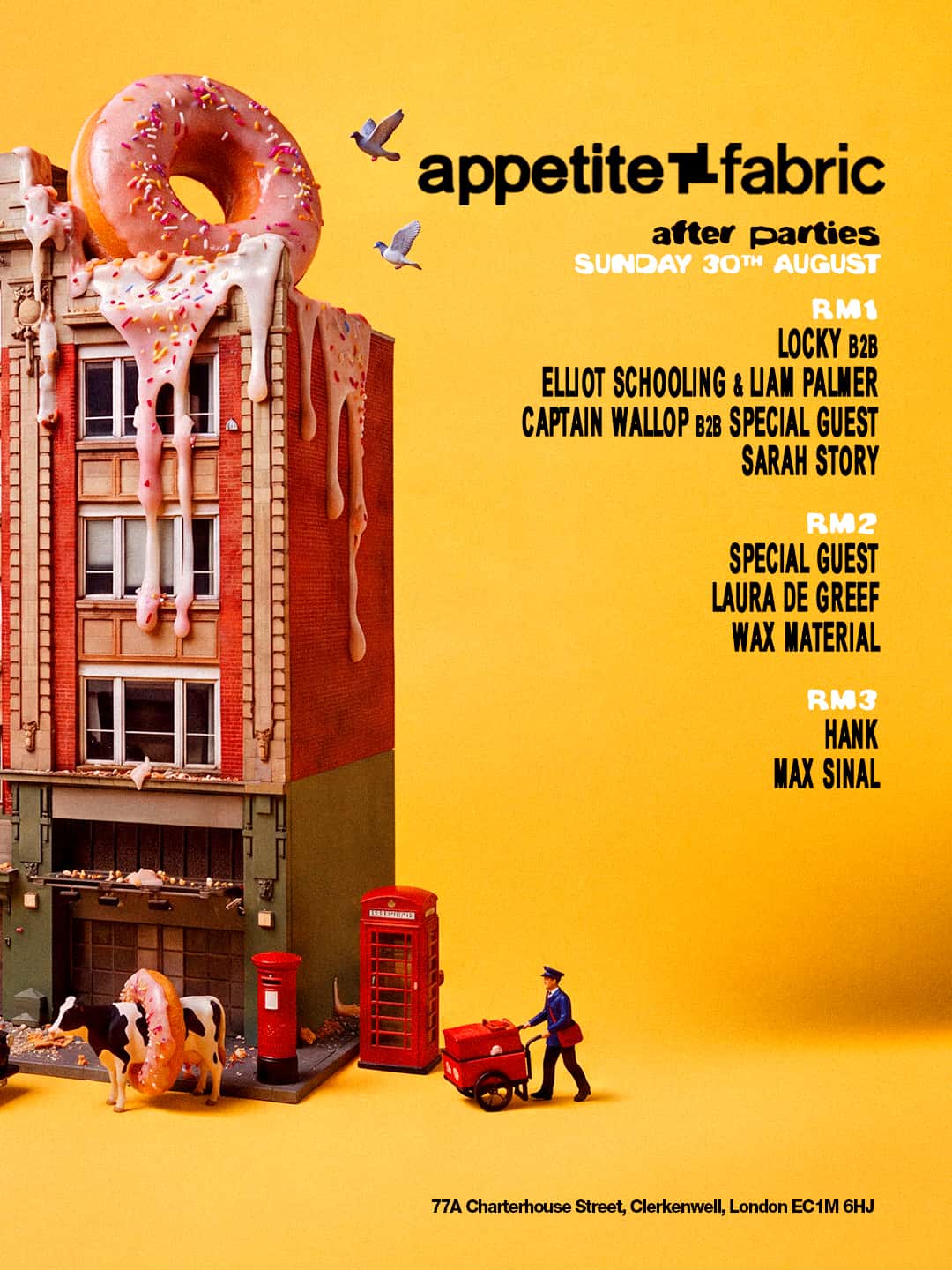 Flyer de Appetite Afterparty (Sunday)