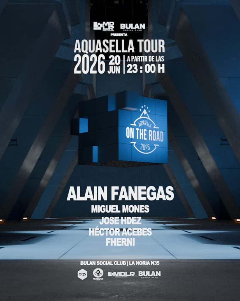 Cartel de AQUASELLA TOUR ON THE ROAD BSC MODULAR