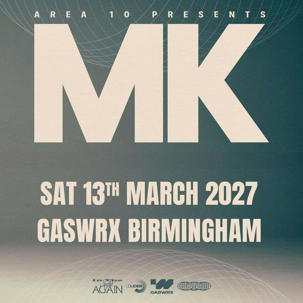 Flyer of Area 10 presents MK