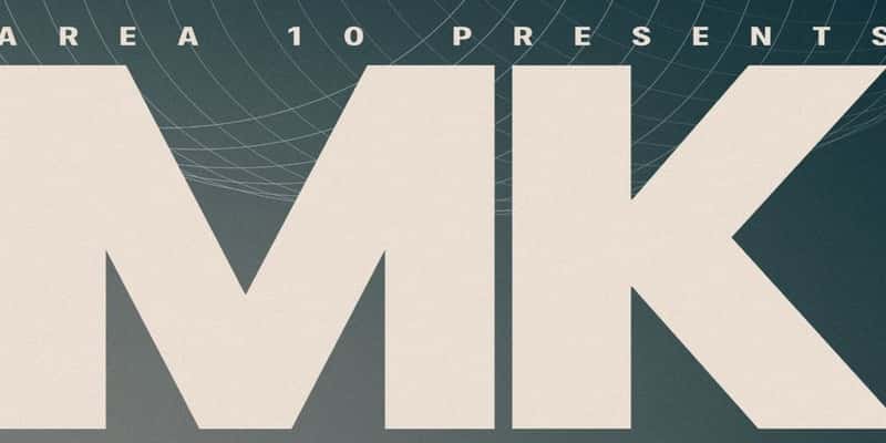 Flyer of AREA 10 pres. MK