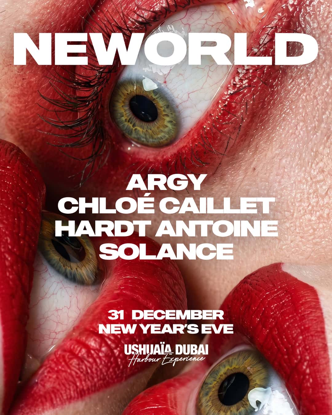 Flyer of ARGY PRESENTS NEWORLD (NEW YEAR'S EVE)