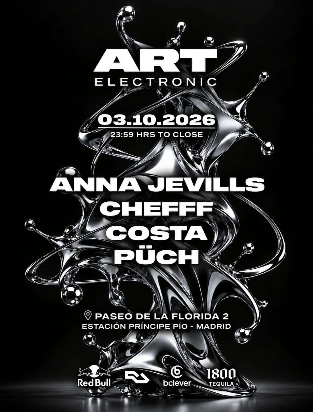 Flyer of ART ELECTRONIC | ANNA JEVILLS