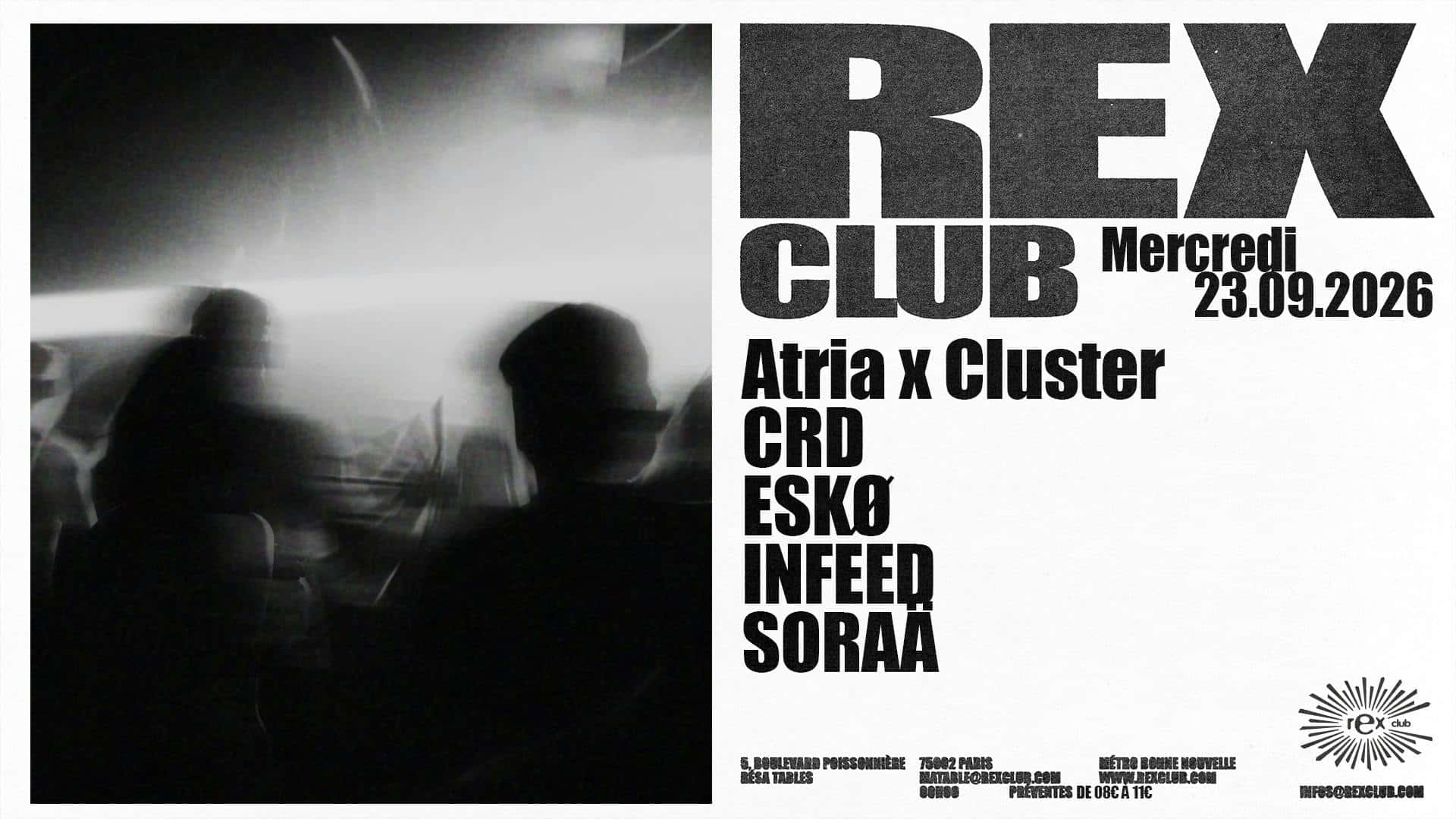 Flyer de Atria X Cluster: Crd, Eskø, Infeed, Soraä