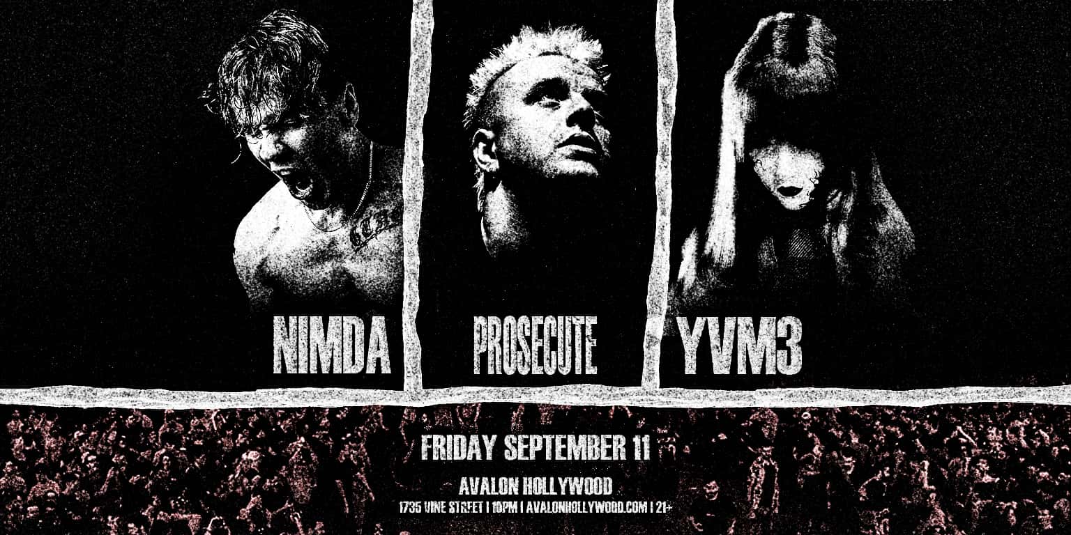 Flyer de Avalon presents Nimda x Prosecute x yvm3