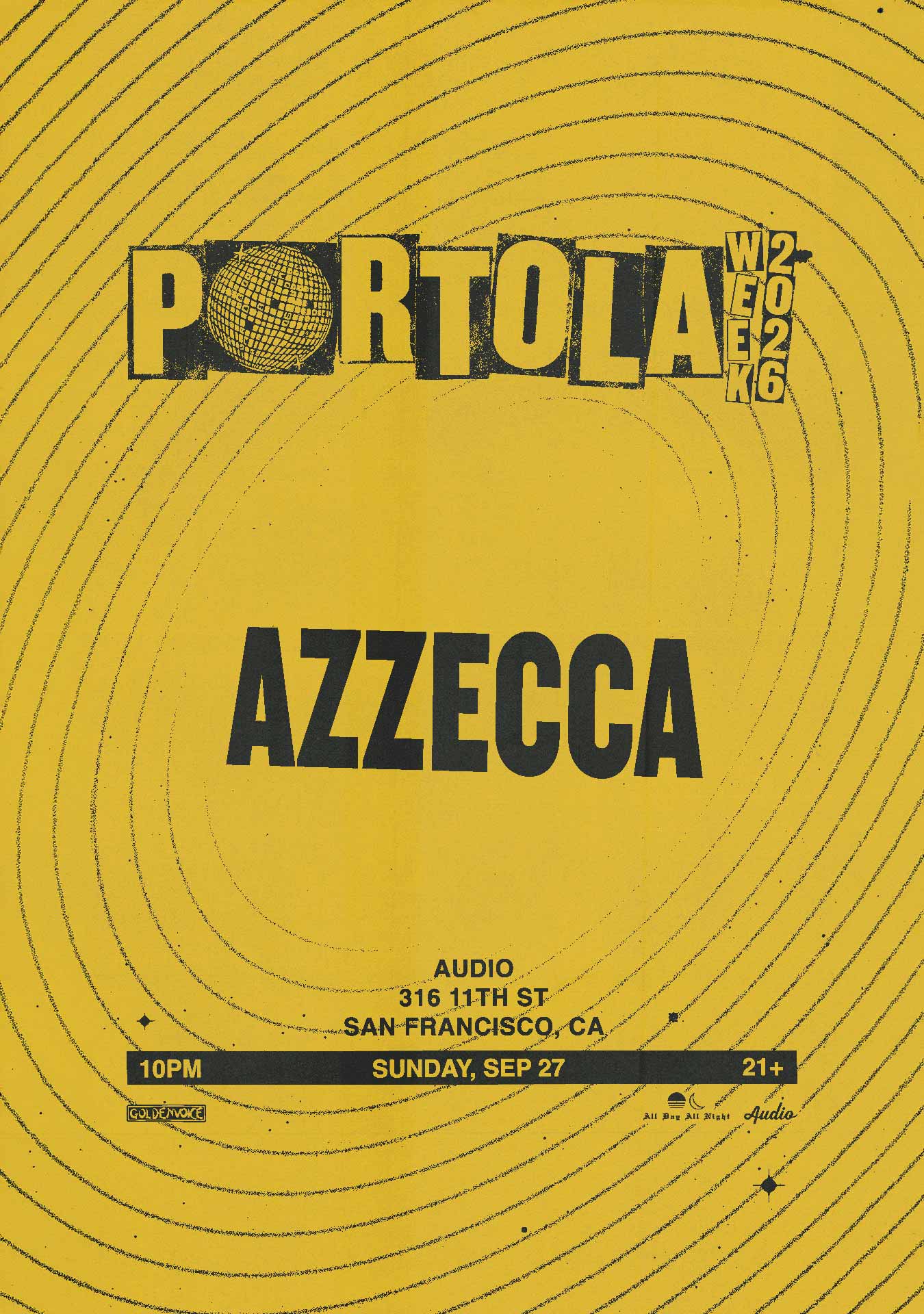 AZZECCA (PORTOLA WEEK)