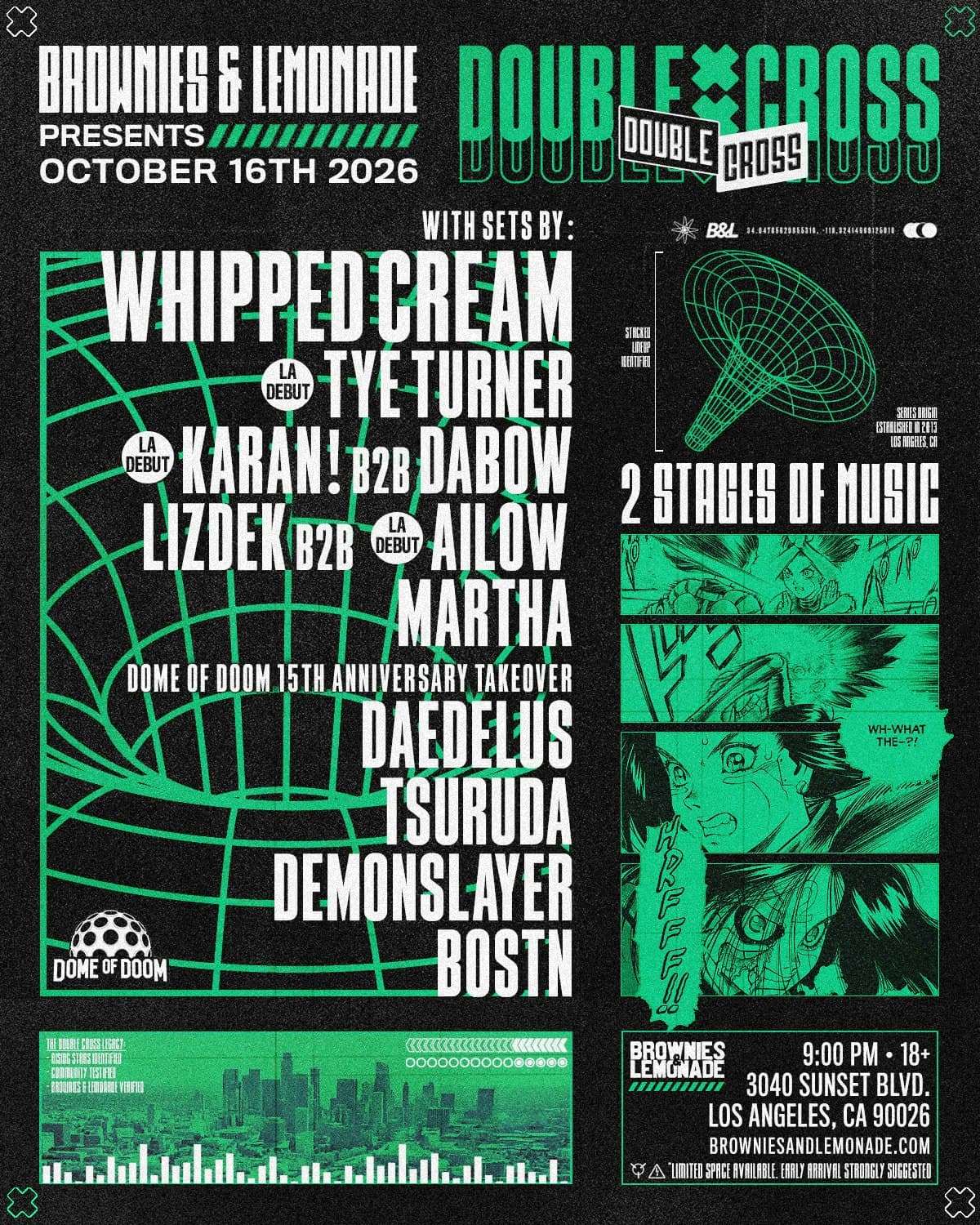 B&L Presents Double Cross with WHIPPED CREAM + more