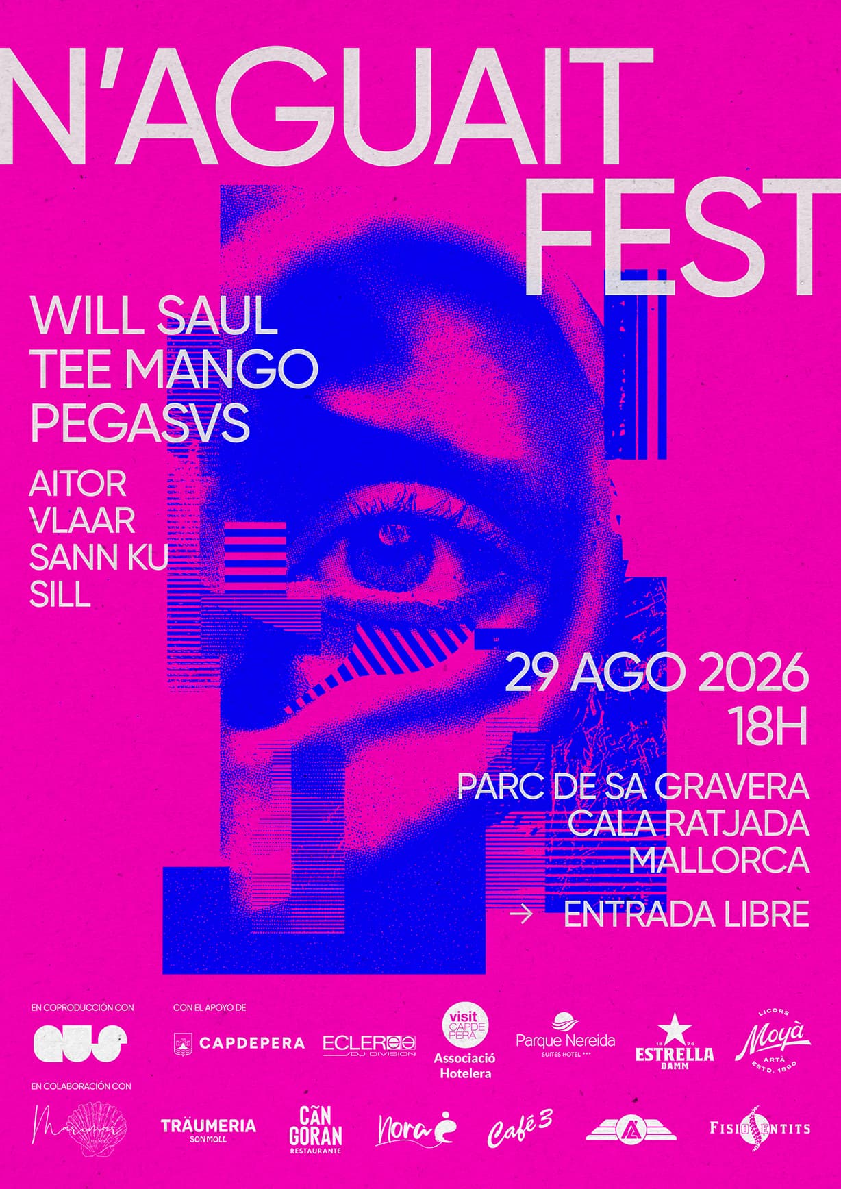 N'Aguait Fest 2026 with Will Saul, Tee Mango and Pegasvs