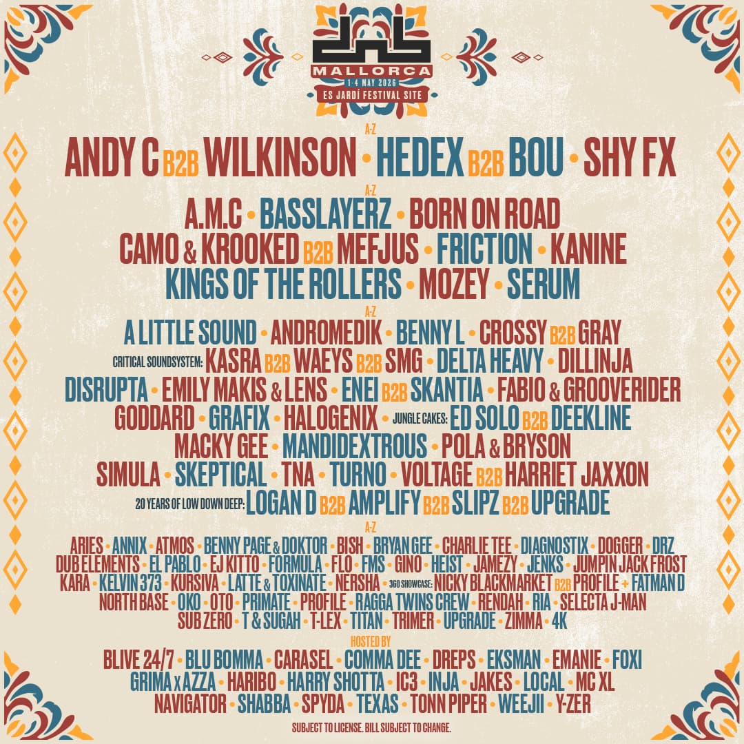 Cartel 2 de Drum & Bass Allstars - Sábado, 2