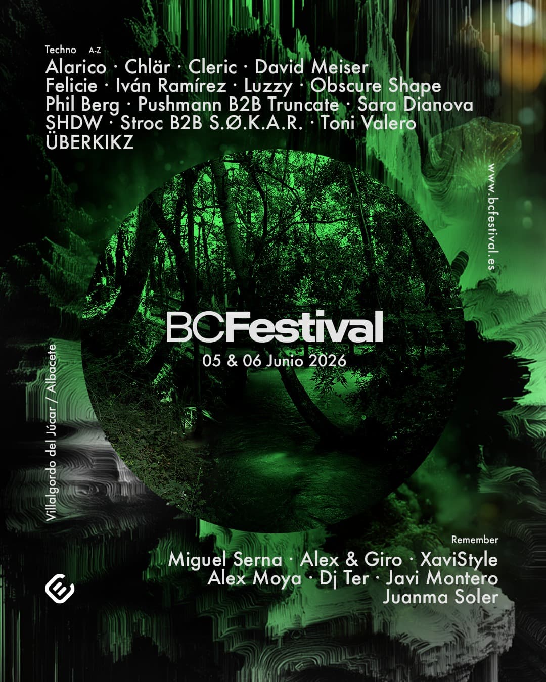 Cartel de BC Festival 2026 - Viernes, 5