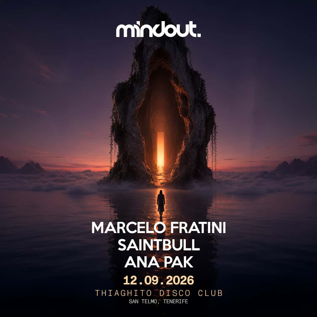 Cartel de Mindout pres: Marcelo Fratini, Saintbull, Ana Pak