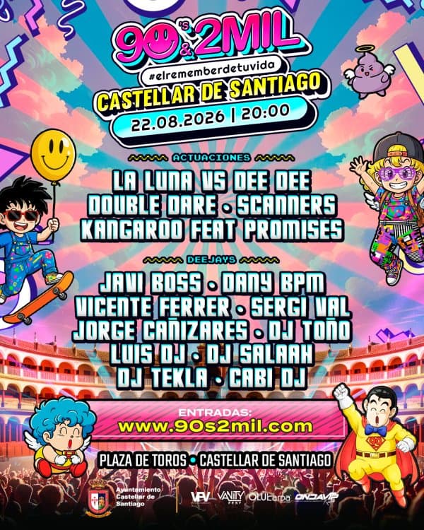 Cartel de 90's & 2MIL