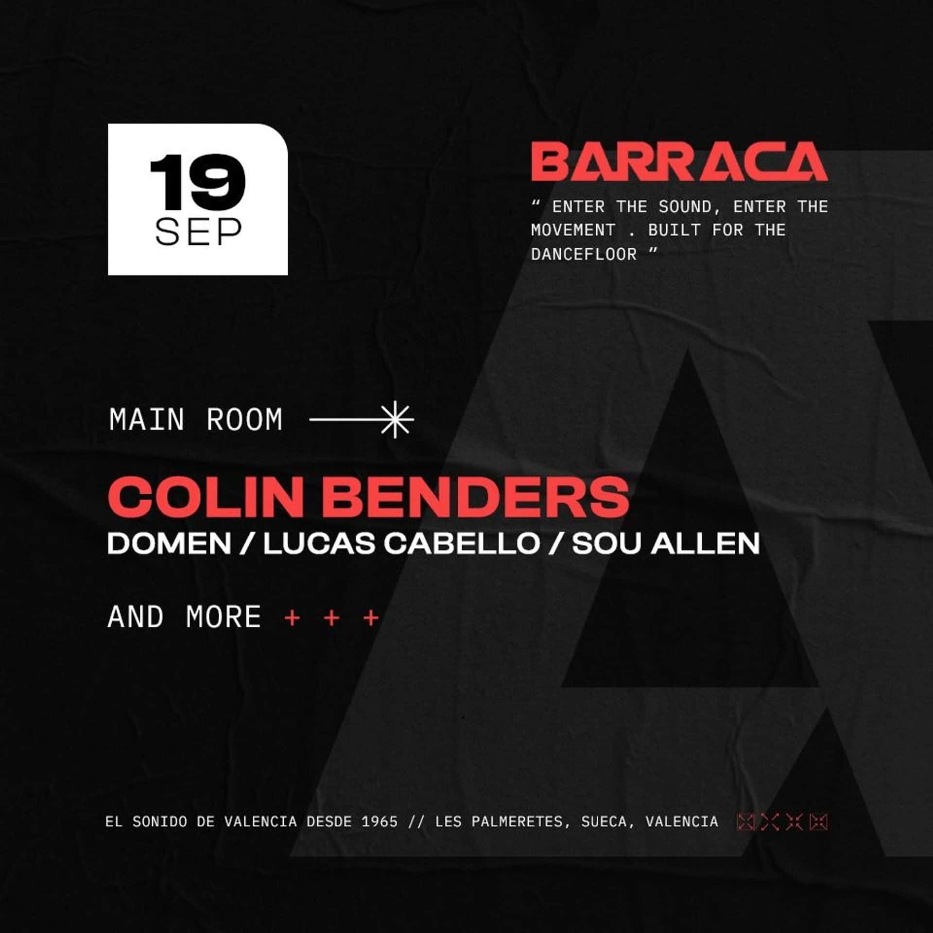 Flyer of Barraca | Colin Benders/Domen/Lucas Cabello/Sou Allen