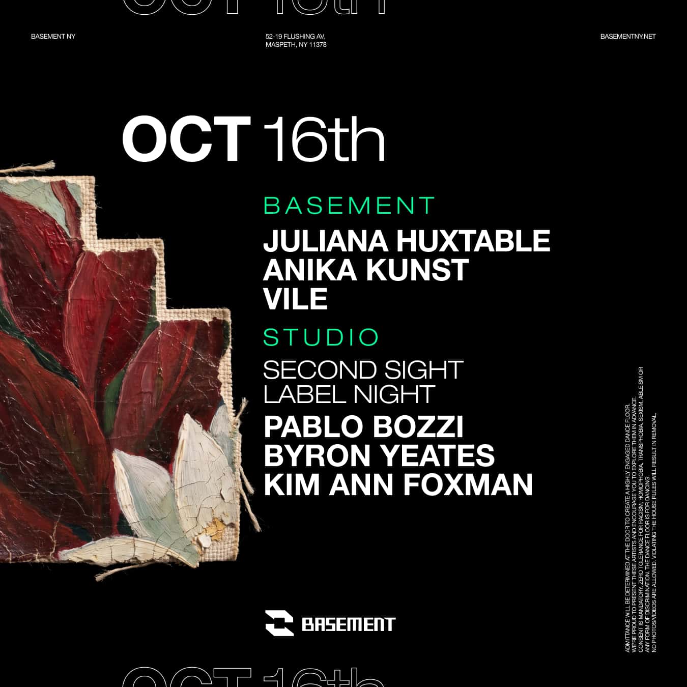 Flyer de OCTOBER 16