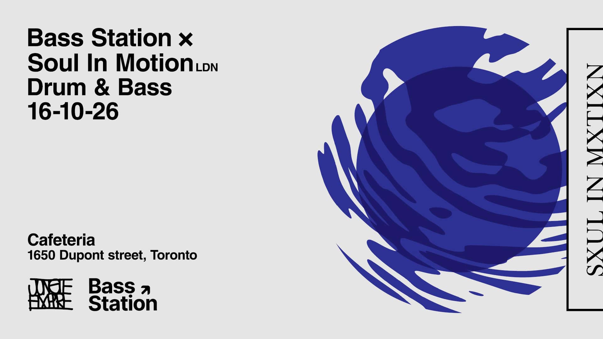 Flyer de Bass Station X Soul in Motion LDN