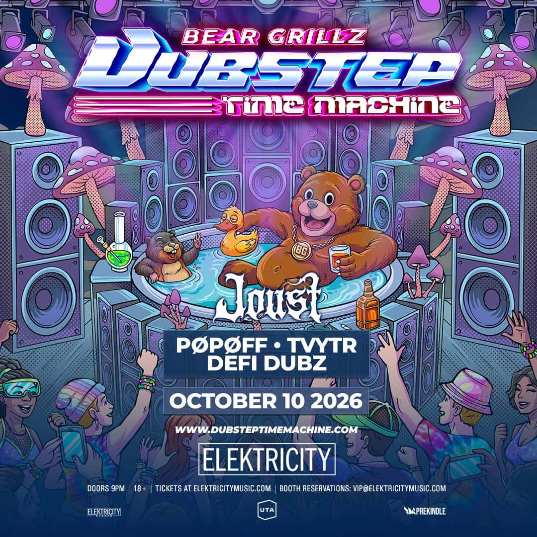 Flyer de BEAR GRILLZ: DUBSTEP TIME MACHINE