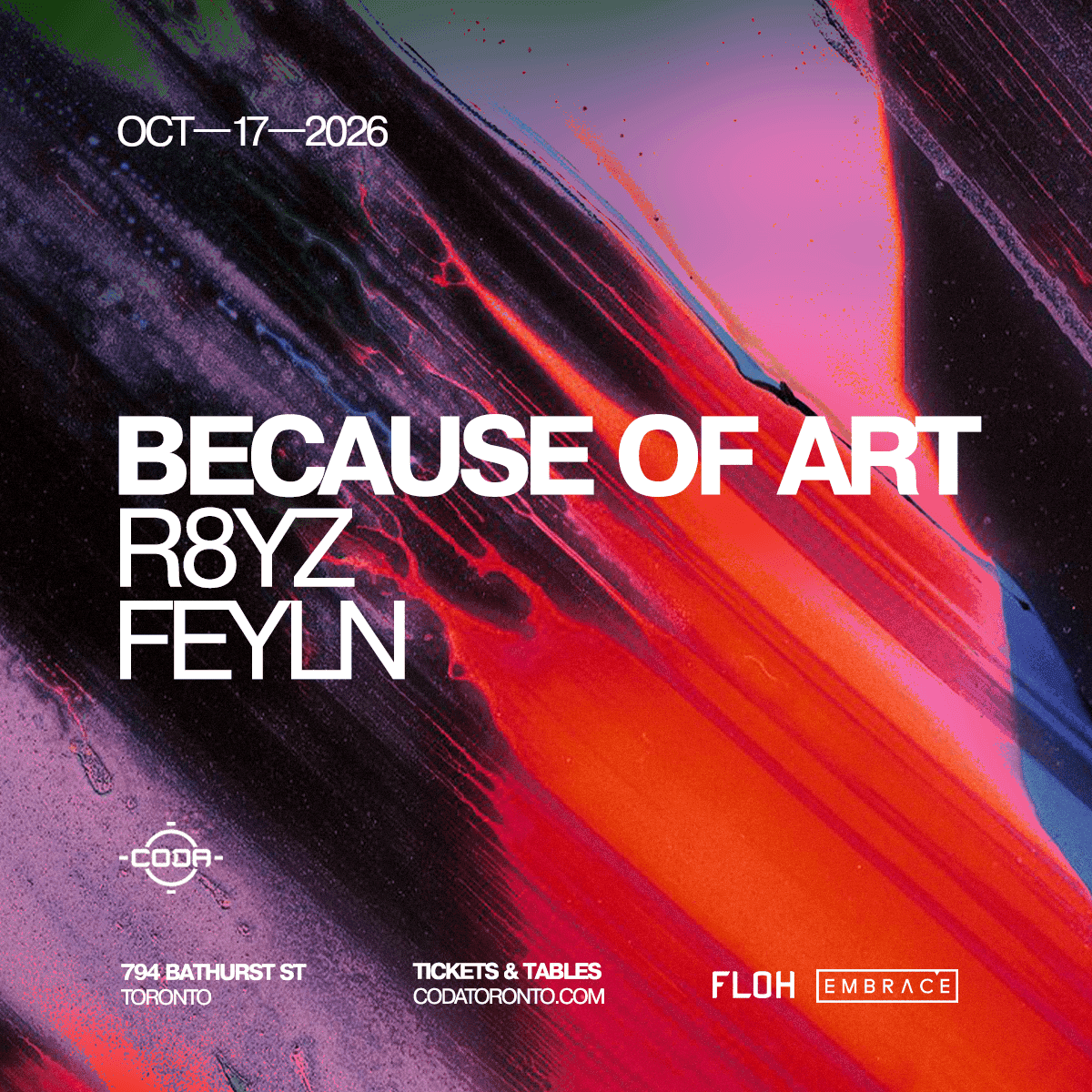 Flyer of Because of Art